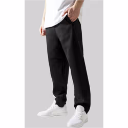 Urban Classics Sweatpants, Sweatpants, Male, Adult, Black, Monochromatic, L
