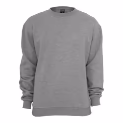 Urban Classics Urban Fit, Adult, Male, Sweatshirt, Grey, Crew neck, Long sleeve