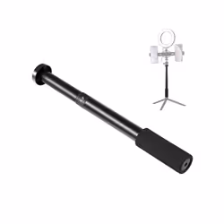 PULUZ Handheld Adjustable Aluminum Alloy Tripod Mount Monopod Extension Central Shaft Rod