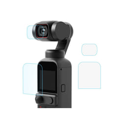 PULUZ 9H 2.5D HD Tempered Glass Lens Protector + Screen Film for DJI OSMO Pocket 2