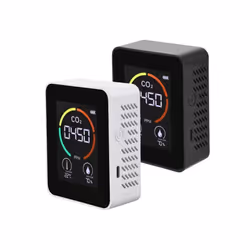 XY-T01 Temperature Humidity Display CO2 Meter Carbon Dioxide Air Quality Detector(Semiconductor Black)