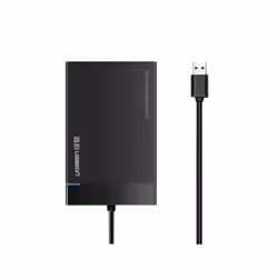 UGREEN US221 HDD Enclosure 2.5 inch SATA to USB 3.0 SSD Adapter Hard Disk Drive Box External HDD Case, Support UASP Protocol