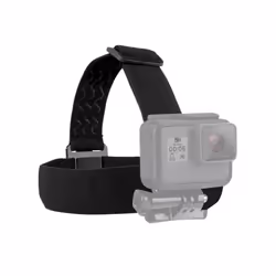 PULUZ Elastic Mount Belt Adjustable Head Strap for GoPro, Insta360 ONE R, DJI Osmo Action and Other Action Cameras