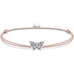 Thomas Sabo ladies-bracelet Little Secret butterfly 925 Sterling silver blackened LS082-640-7-L20v
