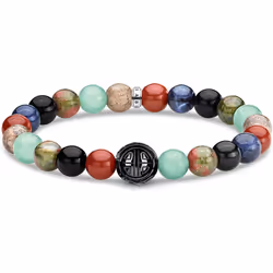 Thomas Sabo Unisex Sterling Silver Obsidian Bracelet - A1943-353-7-L16
