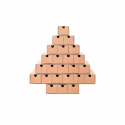 Rico Design 08793.90.50, Box, Freestanding, Brown, 24 door(s)