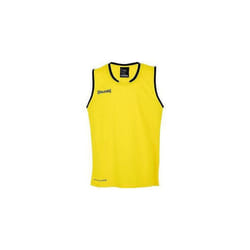 Spalding Move Tank Mens Basketball Top FIBA Confirmed Size - Lime Yellow/White - M