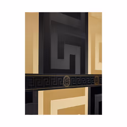 Versace Black Greek Key Wallpaper 10m x 70cm 93523-4