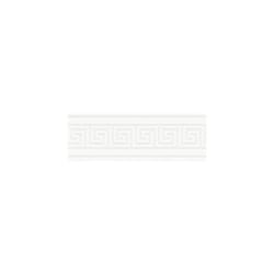 A.S. CrÃ©ation Self-Adhesive Border Only Borders Border Meander 5.00 m x 13 cm Metallic White Made in Germany 936471 93647-1, multi-colour