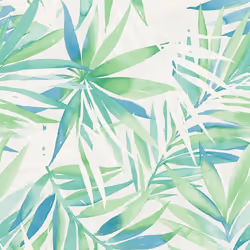 AS Creation Tropical Leaf Green & Blue Wallpaper Vibrant Paste The Wall Vinyl