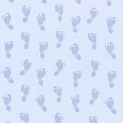 AS Creation Little Stars Blue Baby Feet Wallpaper Toyroom Nursery Paste The Wall