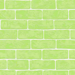 AS Creation Neon Green Brick Wall Wallpaper Textured Blown Vinyl Paste The Wall