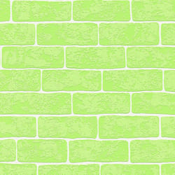 AS Creation Neon Green Brick Wall Wallpaper Textured Blown Vinyl Paste The Wall