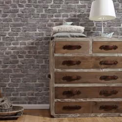 AS Creation Weathered Aged Brick Wall Wallpaper Industrial Paste The Wall Vinyl