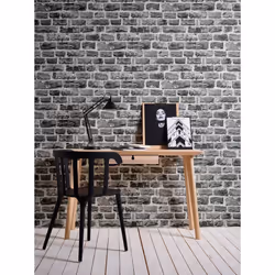 AS Creation Neue Bude 2.0 Brick Grey Wallpaper 36140-4