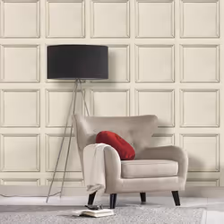 AS Creation Coving Wood Panel 3D Effect Wooden Panelling Wallpaper Feature Wall Textured Vinyl Non Woven 10m Roll - Cream 363 ...