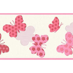 AS Creation Red And Pink Butterflies Border Wallpaper Paste The Paper