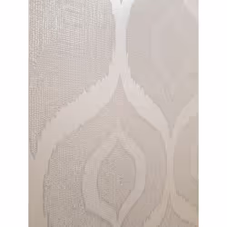 Light Grey Geometric Pattern Silver Glitter Metallic Vinyl Wallpaper Embossed