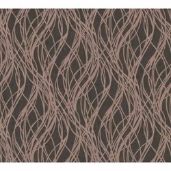 Black Rose Gold Ribbon Stripe Wave Glitter Metallic Vinyl Wallpaper Embossed