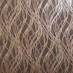 Black Rose Gold Ribbon Stripe Wave Glitter Metallic Vinyl Wallpaper Embossed