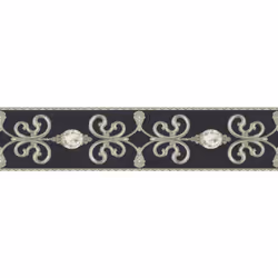 AS Creation Jewel Black Self Adhesive Border Wallpaper Elegant Contemporary