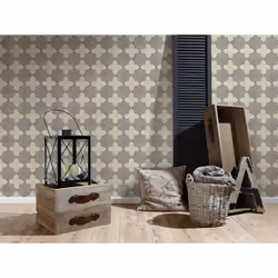 AS Creation New Walls Moroccan Tiles Grey Wallpaper 37421-5