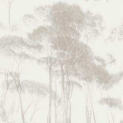 AS Creation Forest Woodlands Trees Nature Wallpaper Vinyl Non Woven Textured - Brown White 37651-4