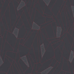 AS Creation Geometric Embossed Geo Wallpaper Textured Vinyl Metallic Non Woven - Anthracite Grey Red 37677-3