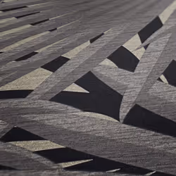 AS Creation Tropical Jungle Forest Leaf Leaves Wallpaper Textured Metallic Vinyl - Grey Black 37861-2