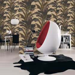 Metropolitan Stories Leaf Vinyl Wallpaper Textured Antonio Barcelona