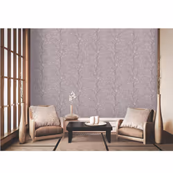 AS Creation Cherry Blossom Floral Flowers Trail Wallpaper Vinyl Texture Embossed Grey Pink Beige 37912-2