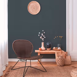 AS Creation Plain Concrete Stone Wallpaper 10m Textured Embossed Non Woven Vinyl - Charcoal Black Grey 37904-8
