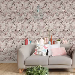 AS Creation Trendwall 2 Floral Lilac Wallpaper 38008-2