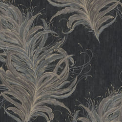 AS Creation Mata Hari Feather Black Wallpaper 38009-4