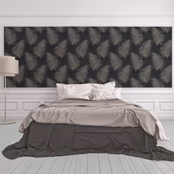 AS Creation Mata Hari Feather Black Wallpaper 38009-4