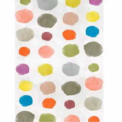 AS Creation Multi Coloured Circle Spot Wallpaper Wall Mural 159x280cm