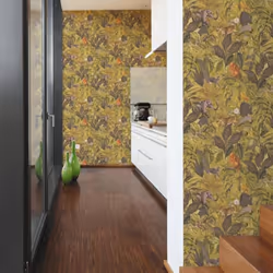 AS Creation Textured Jungle Lime Green Wallpaper Floral Animal Print Botanical