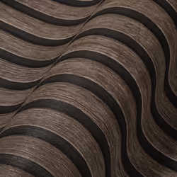 AS Creation Wooden Slats 3D Panel Wallpaper - Dark Oak Black 39109-3
