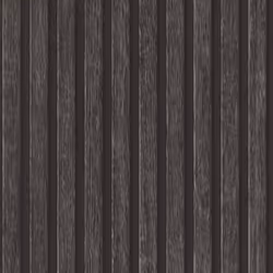 AS Creation Wooden Slats 3D Panel Wallpaper - Charcoal Black 39109-4