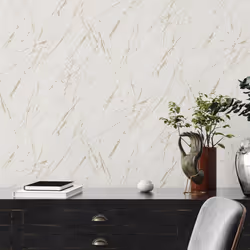 AS Creation Marble Granite White Wallpaper Metallic Detail  Vinyl