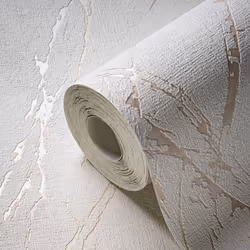 AS Creation Marble Granite White Wallpaper Metallic Detail  Vinyl