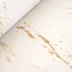 AS Creation White Kintsugi Metallic Gold Wallpaper Blown Vinyl Paste The Wall
