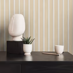 AS Creation Wooden Slats Panel Wallpaper Beige White 39109-7