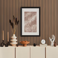 AS Creation Wooden Slats Panel Wallpaper Brown Black 39109-8