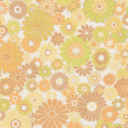 AS Creation Retro Floral Pattern Wallpaper Lime Green Orange Paste The Wall