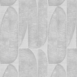 AS Creation Stories of Life Banana Leaf Grey Wallpaper 39658-2