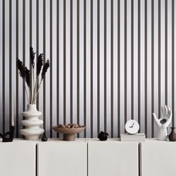 AS Creation PintWalls Slats Silver Wallpaper 78627-1