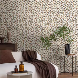 AS Creation Classic Leopard Print Wallpaper Vintage Animal Paste The Wall Vinyl