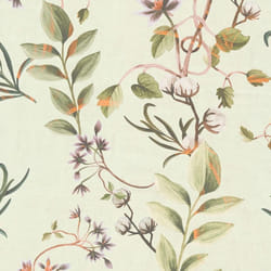Anna D'Andrea Green Botanical Wallpaper Floral Traditional Paste The Wall Vinyl