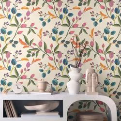 AS Creation Colourful Flowers Wallpaper Floral Versatile Paste The Wall Vinyl